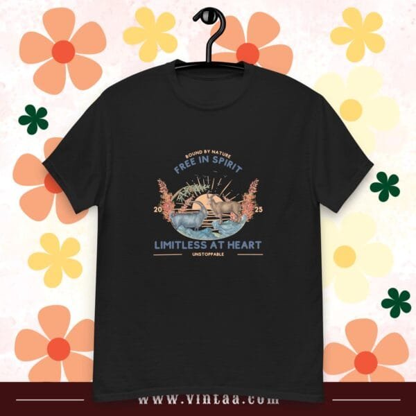 Bound by nature, free in spirit, limitless at heart – vintage shirts for men and women - Image 2