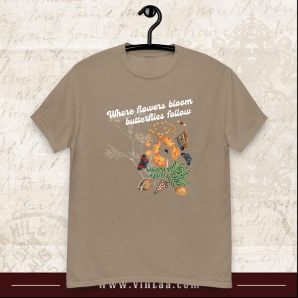 Where flowers bloom, butterflies follow - vintage shirts for men and women - Image 9