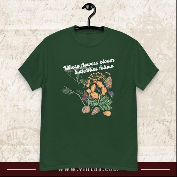 Where flowers bloom, butterflies follow - vintage shirts for men and women - Image 10