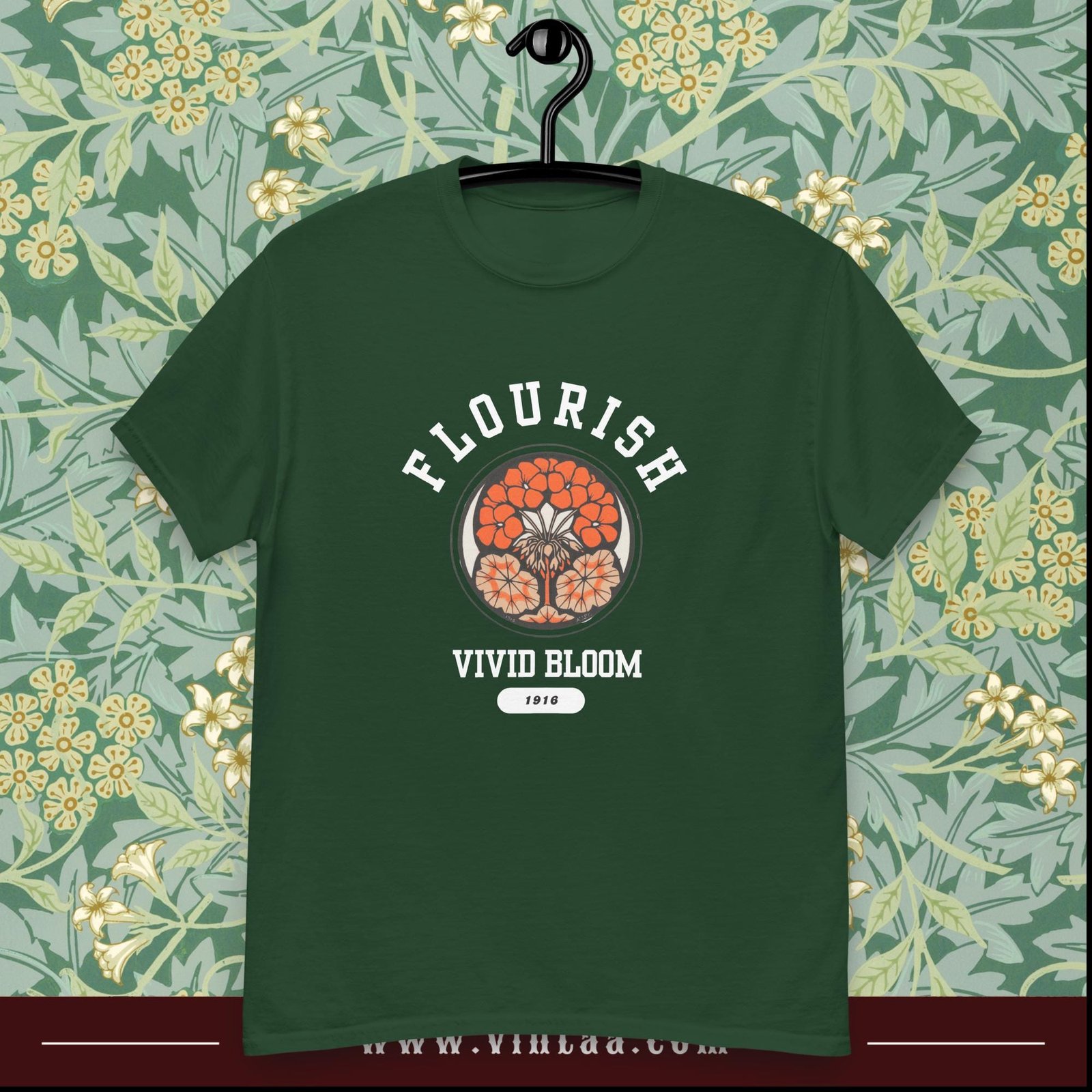 Flourish, Vivid Bloom - vintage shirts for men and women - Image 9