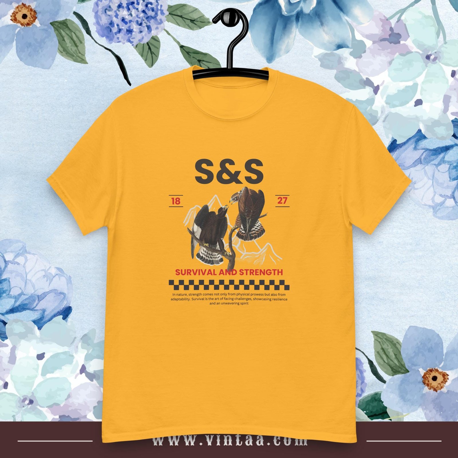 Survival and Strength - vintage shirts for men and women - Image 8