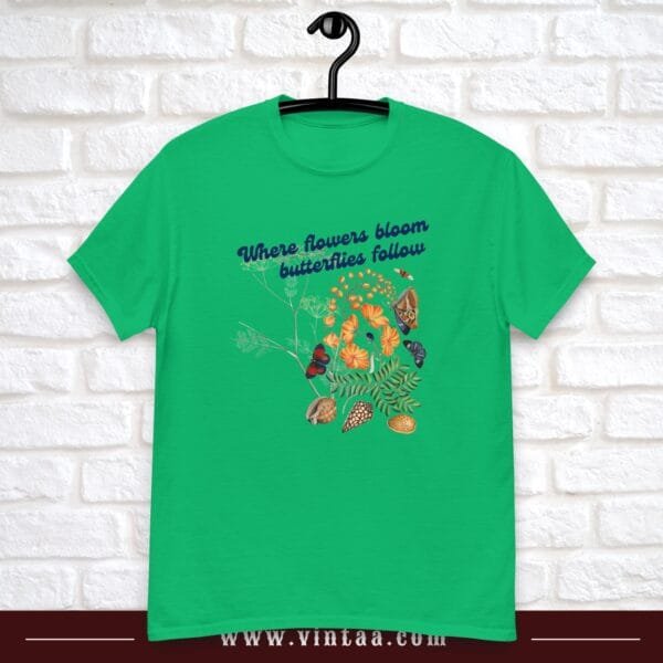 Where flowers bloom, butterflies follow - vintage shirts for men and women - Image 9