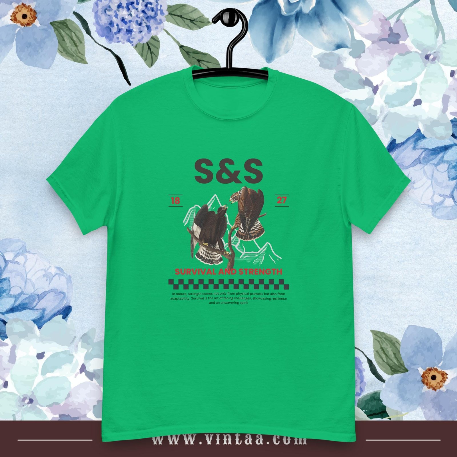 Survival and Strength - vintage shirts for men and women - Image 7