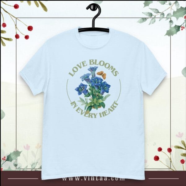 Love blooms in every heart - vintage shirts for men and women - Image 7