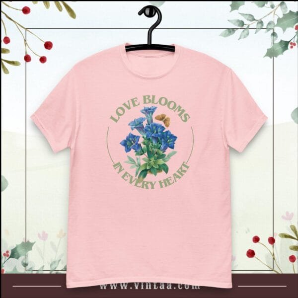 Love blooms in every heart - vintage shirts for men and women - Image 2