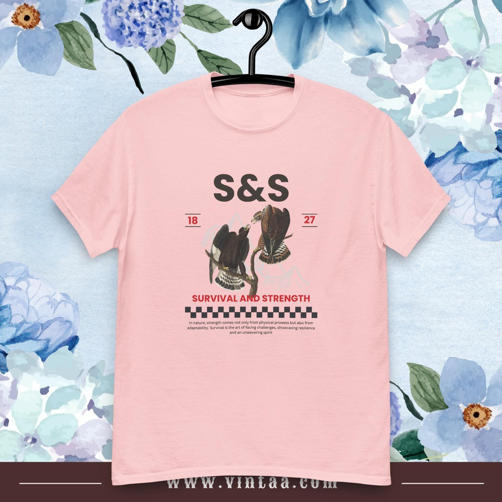 Survival and Strength - vintage shirts for men and women - Image 2