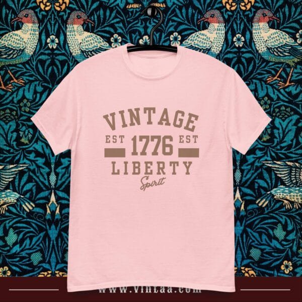 Vintage Liberty EST 1776, Spirit - vintage shirts for men and women - Image 3