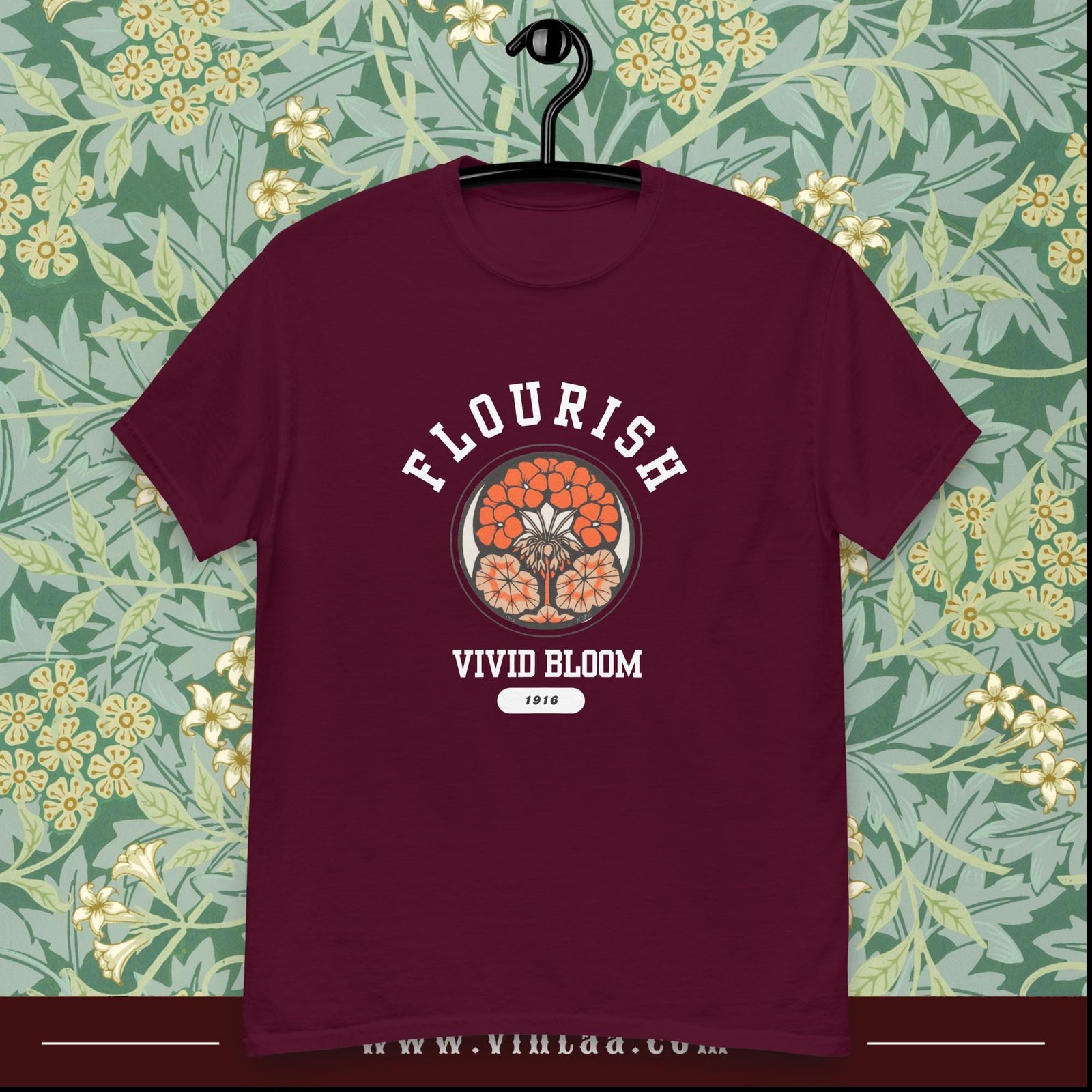 Flourish, Vivid Bloom - vintage shirts for men and women - Image 4