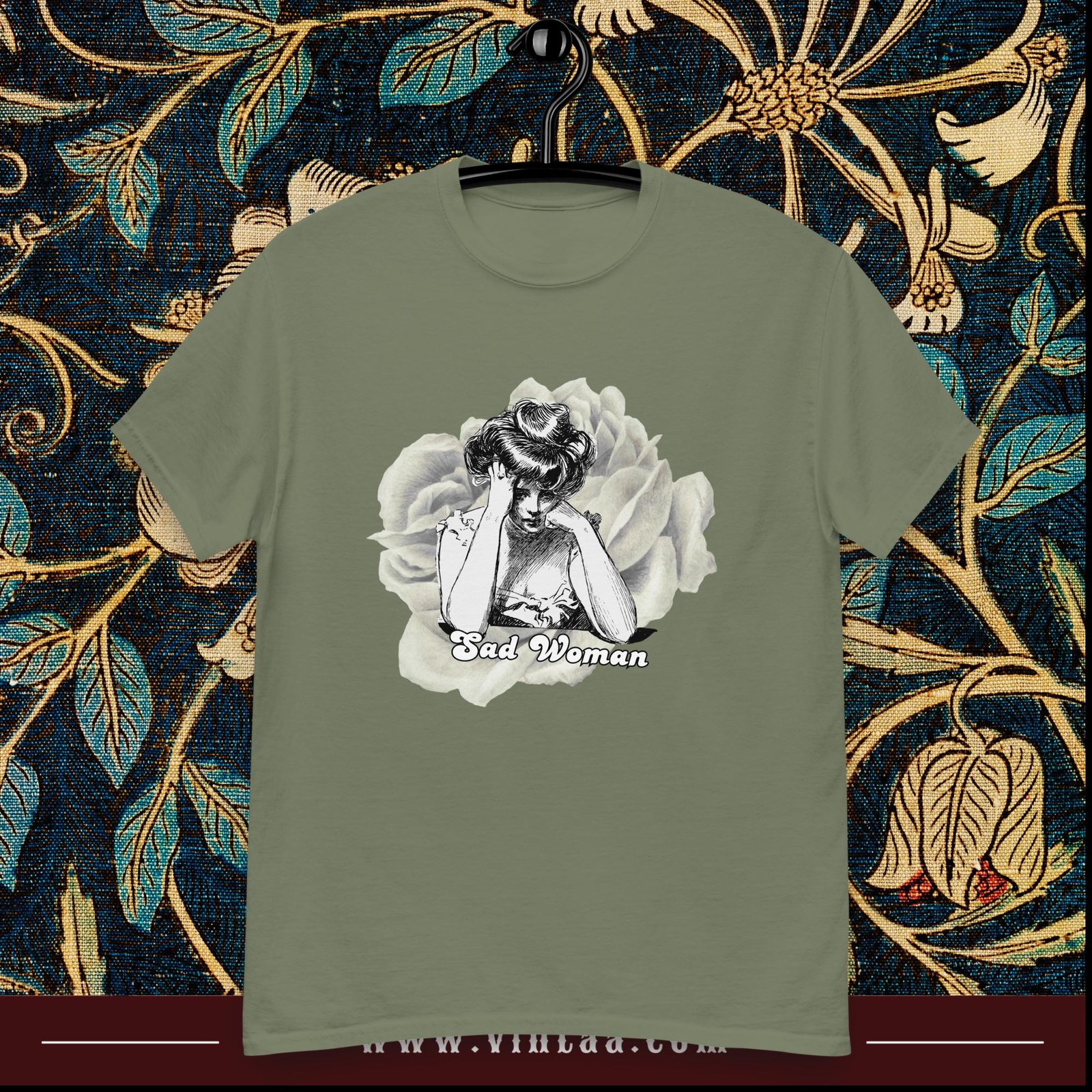 Sad Woman – vintage shirts for men and women - Image 5