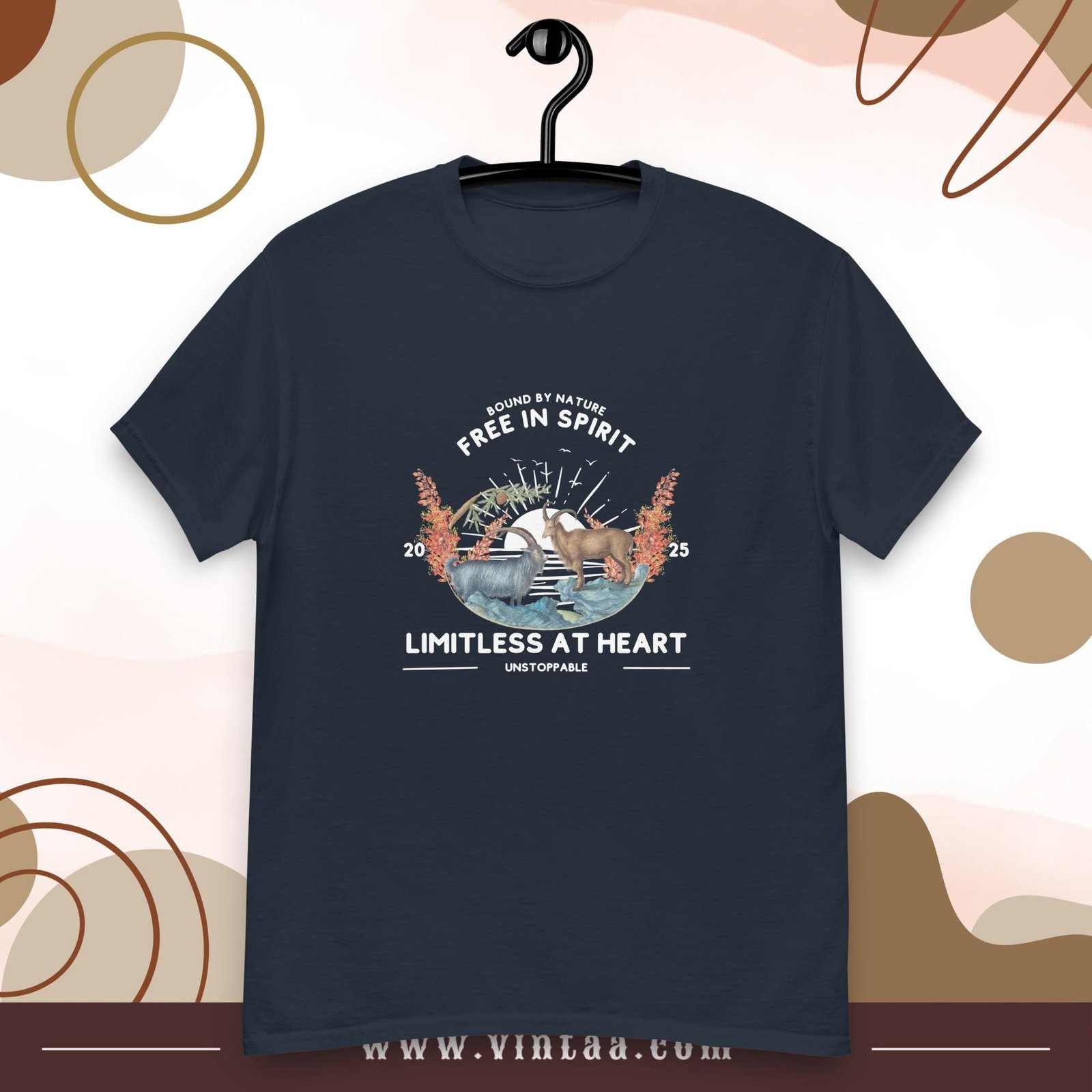 Bound by nature, free in spirit, limitless at heart – vintage shirts for men and women - Image 3