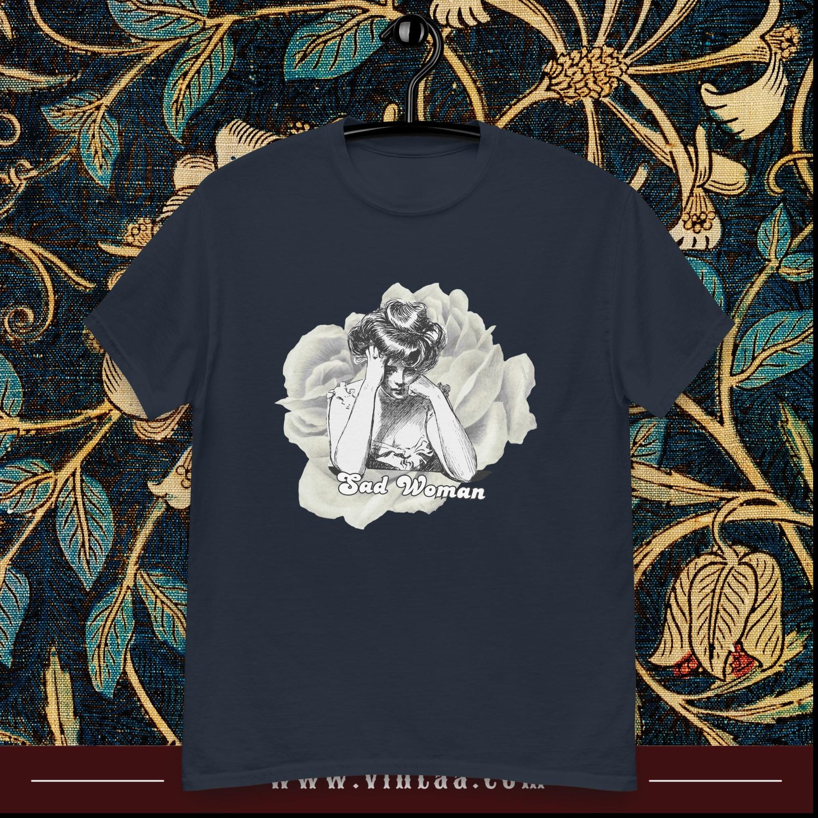 Sad Woman – vintage shirts for men and women - Image 2