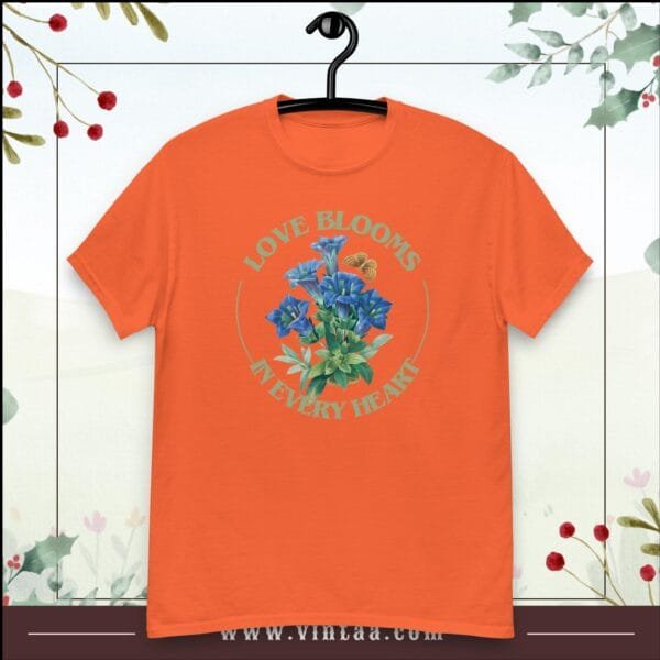 Love blooms in every heart - vintage shirts for men and women - Image 3