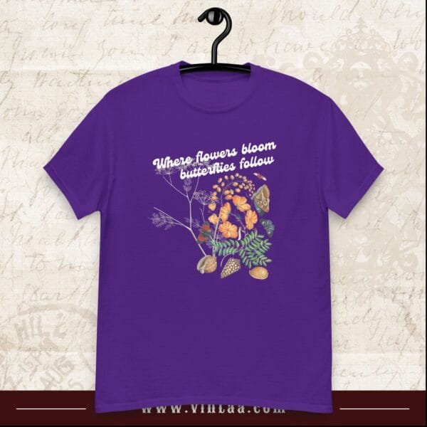Where flowers bloom, butterflies follow - vintage shirts for men and women - Image 7