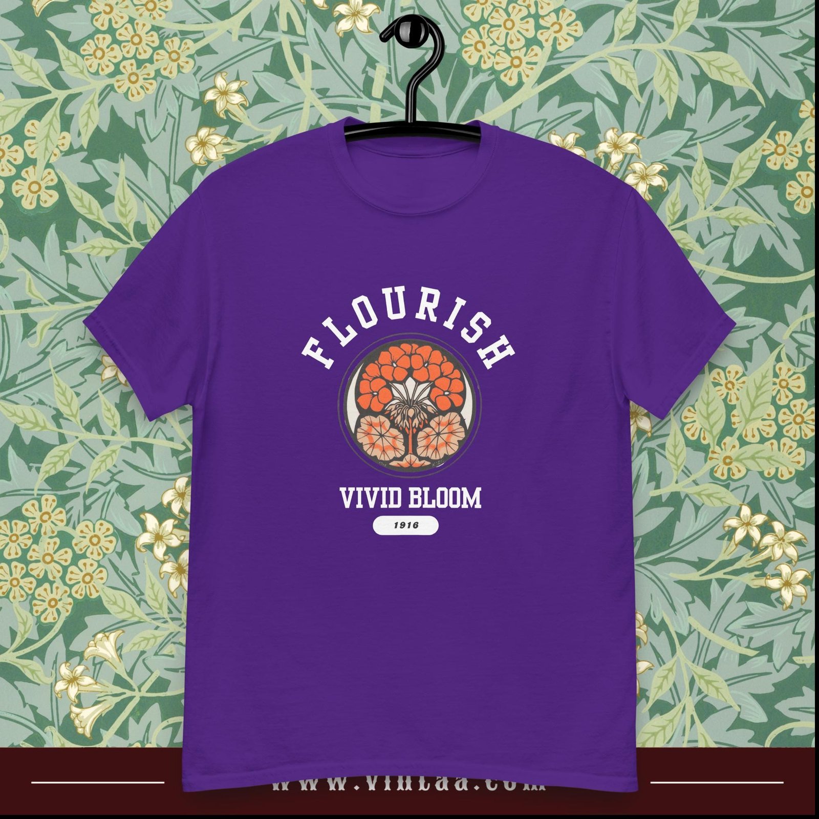 Flourish, Vivid Bloom - vintage shirts for men and women - Image 6