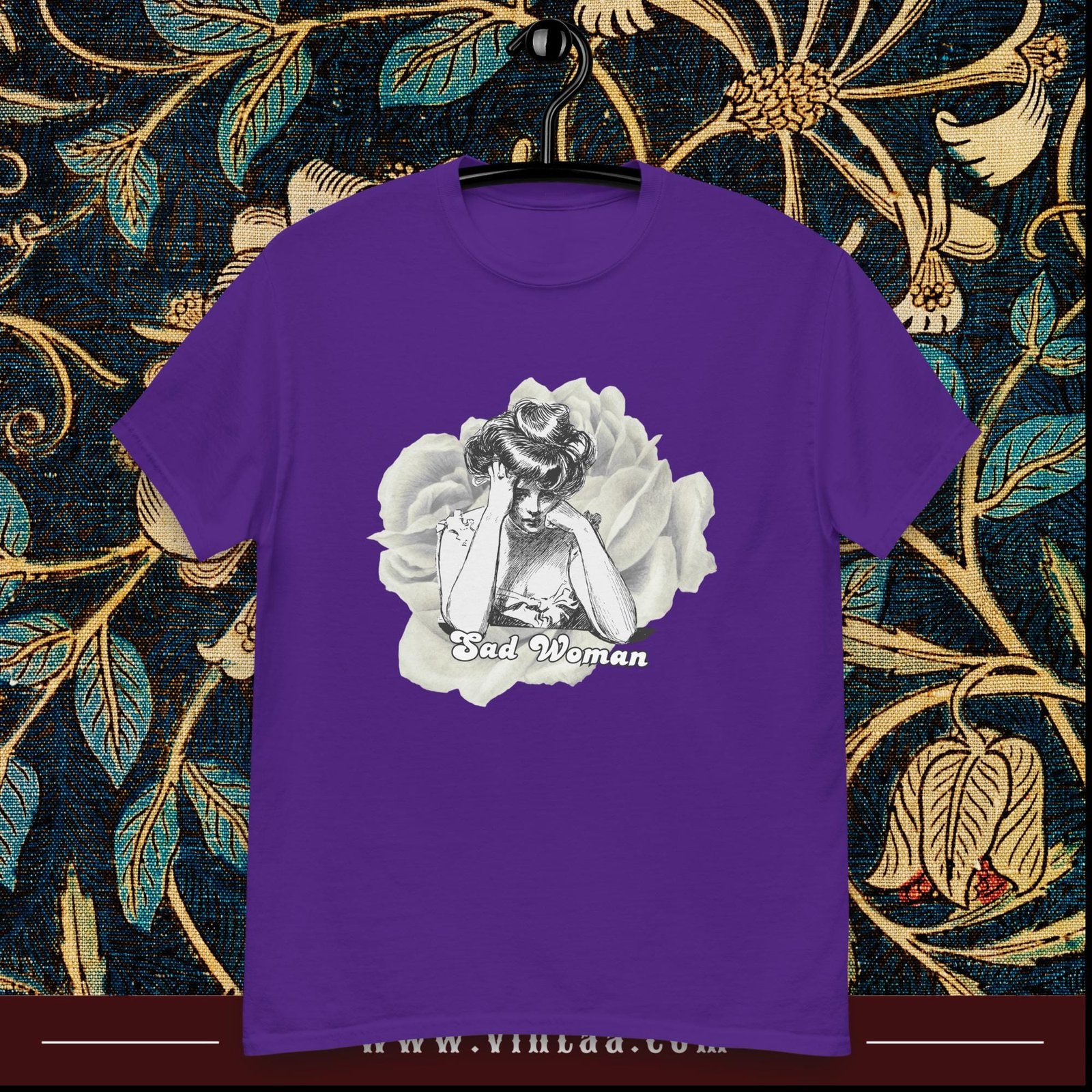 Sad Woman – vintage shirts for men and women - Image 6