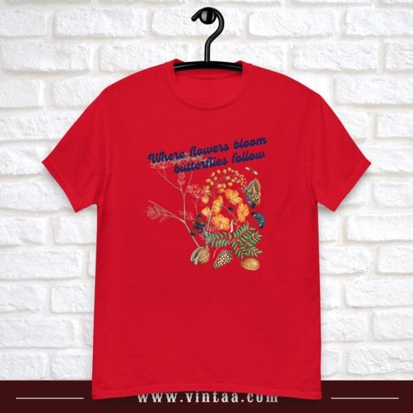Where flowers bloom, butterflies follow - vintage shirts for men and women - Image 10