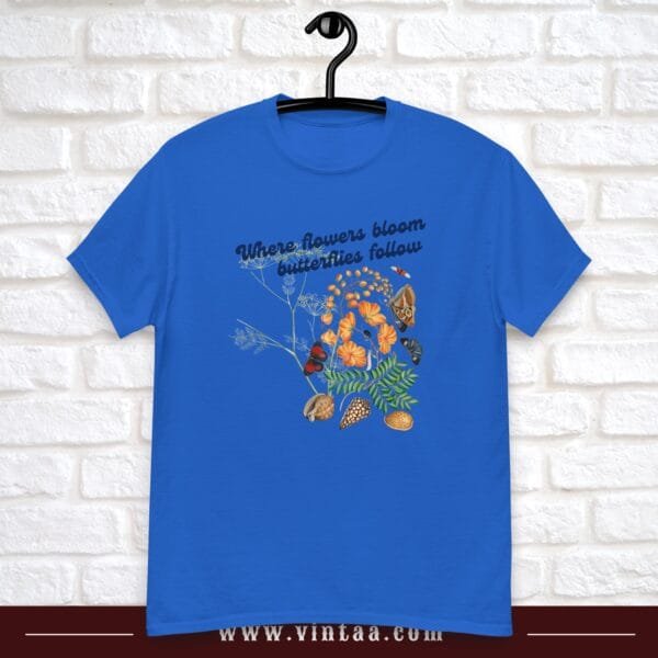 Where flowers bloom, butterflies follow - vintage shirts for men and women - Image 6