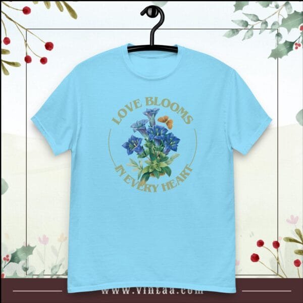 Love blooms in every heart - vintage shirts for men and women - Image 4