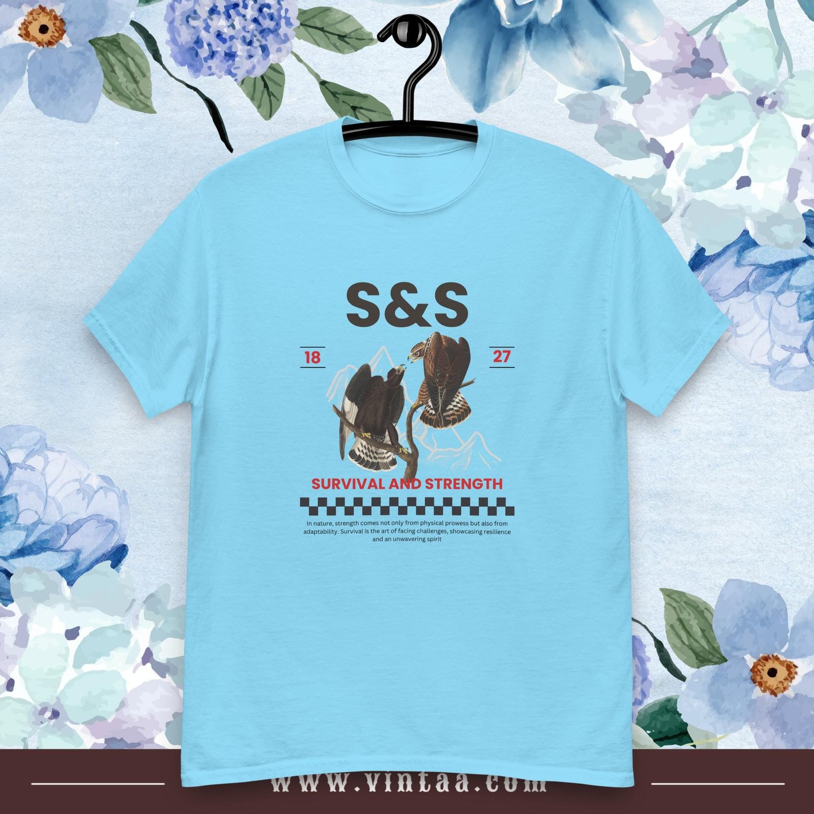 Survival and Strength - vintage shirts for men and women - Image 4