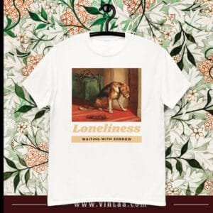 Waiting with sorrow - vintage shirts for men and women