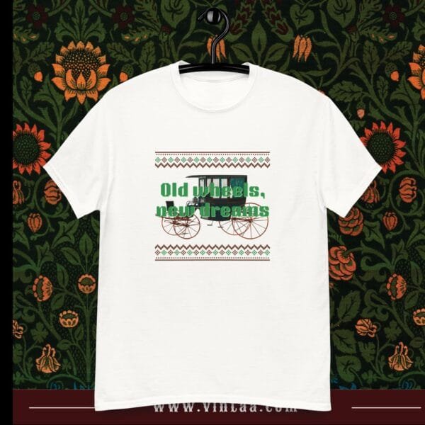 Old wheels, new dreams - vintage shirts for men and women