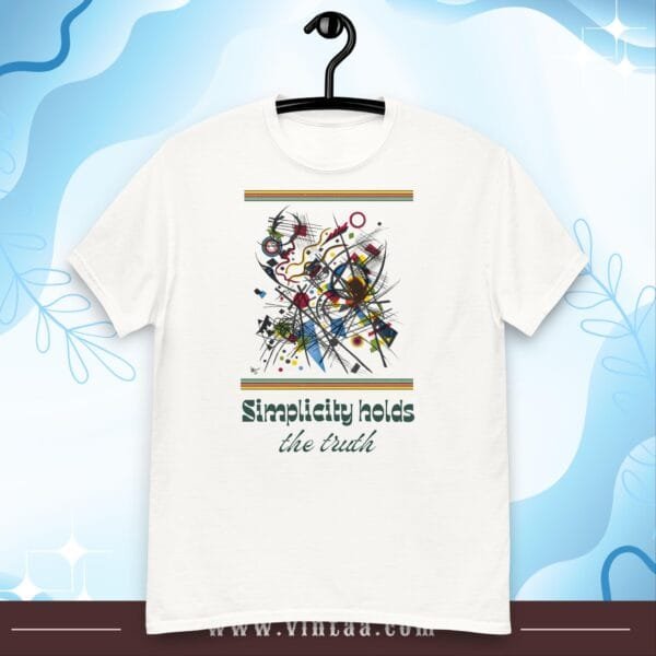 Simplicity holds the truth - vintage shirts for men and women