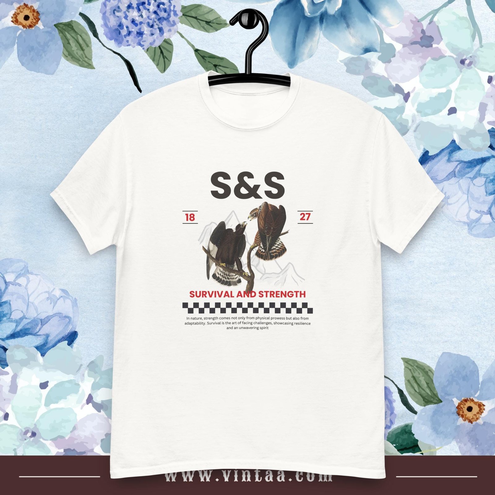 Survival and Strength - vintage shirts for men and women