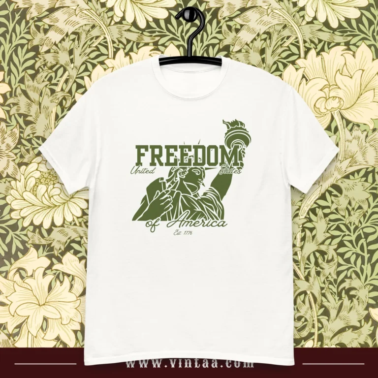 Freedom, United States of America - unique vintage graphic tees