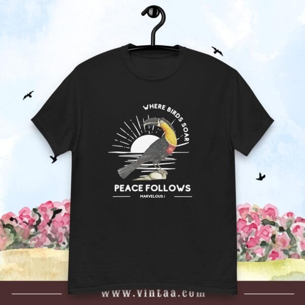 Where birds soar, peace follows