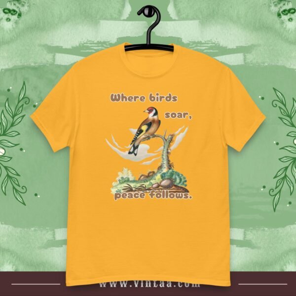 Peaceful Bird T-Shirt – “Where Birds Soar, Peace Follows” - Image 7