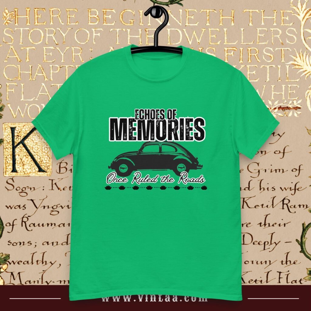 Vintage Graphic T-Shirt for Men: Echoes of memories, once ruled the roads