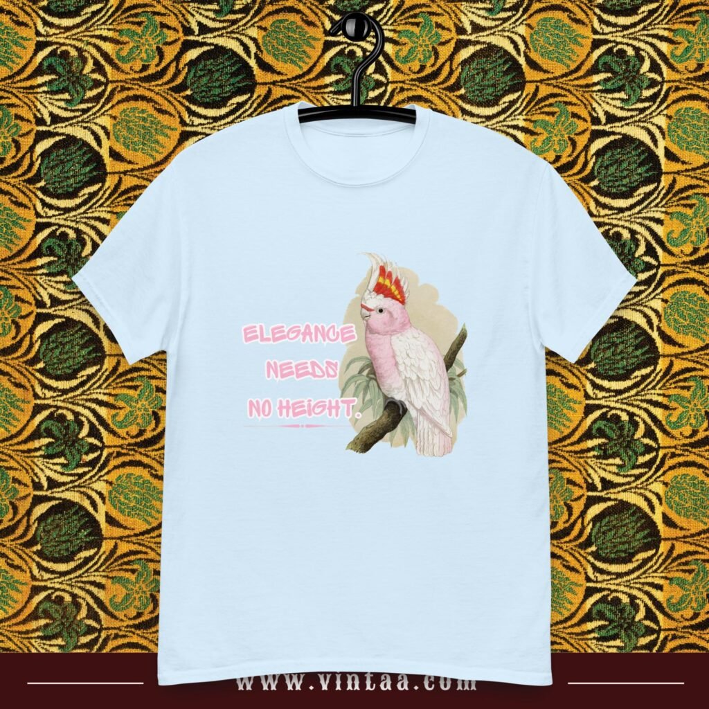 Elegance needs no height, Vintage Graphic T-Shirt for Women