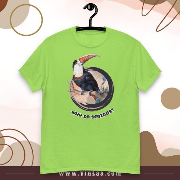 Cheeky Parrot T-Shirt – “Why So Serious?” - Image 9