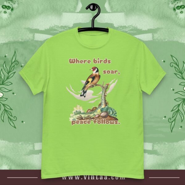 Peaceful Bird T-Shirt – “Where Birds Soar, Peace Follows” - Image 10
