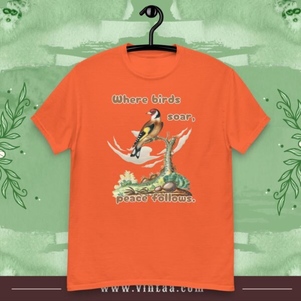 Peaceful Bird T-Shirt – “Where Birds Soar, Peace Follows” - Image 5