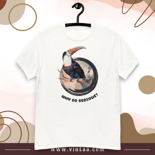 Cheeky Parrot T-Shirt – “Why So Serious?”