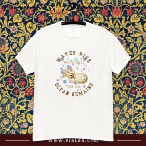 Vintage Ocean Squid Graphic Tee – Waves Rise, Waves Fall
