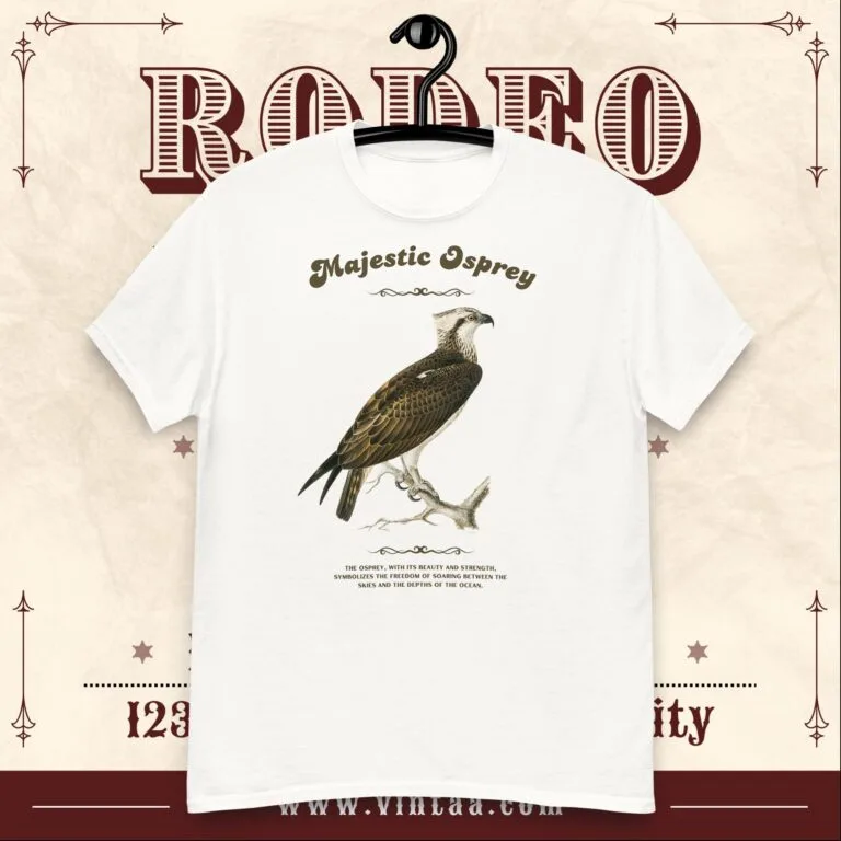 Retro Animal Vintage Tees - Majestic Osprey