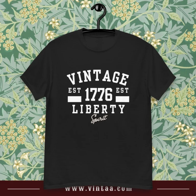 Vintage Liberty EST 1776 - retro vintage graphic tees
