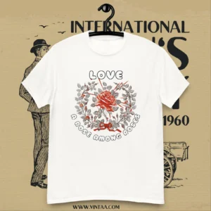 Wearing Memories: The Charming Allure of Vintage Tees with Botanical Designs