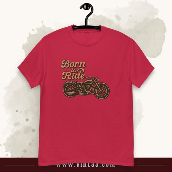 Born to Ride – Vintage Motorcycle Tee - Image 6