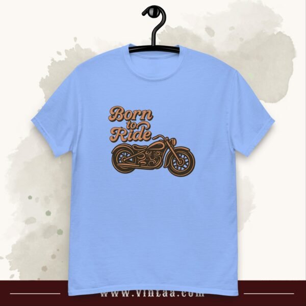 Born to Ride – Vintage Motorcycle Tee - Image 5