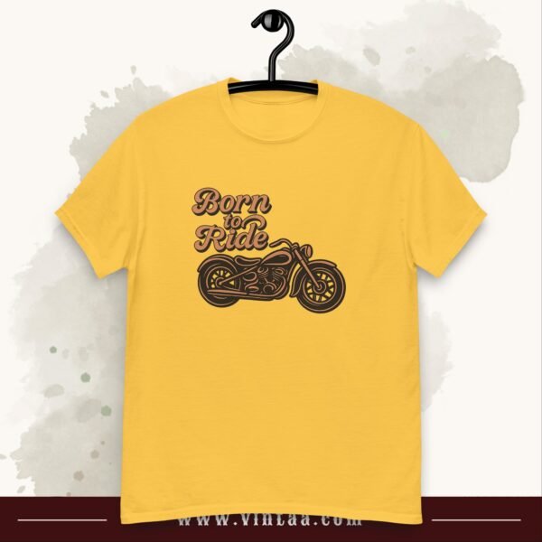 Born to Ride – Vintage Motorcycle Tee - Image 8