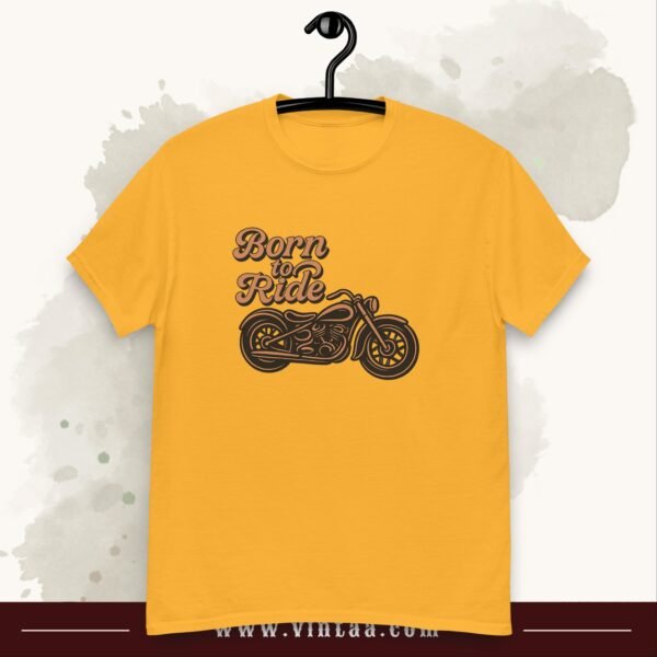 Born to Ride – Vintage Motorcycle Tee - Image 3