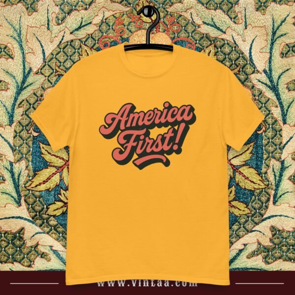 America First! - Vintage TShirt - Image 3