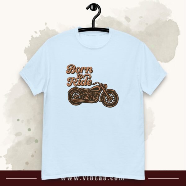 Born to Ride – Vintage Motorcycle Tee - Image 4