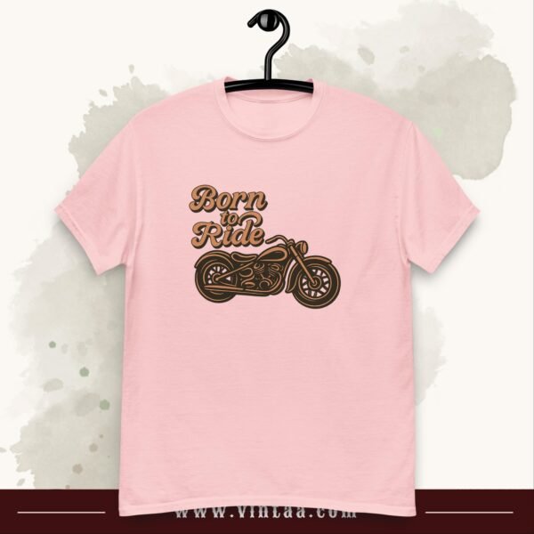 Born to Ride – Vintage Motorcycle Tee - Image 2