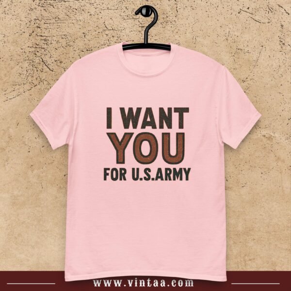 I WANT YOU FOR U.S. ARMY Tee – Vintage American Propaganda Style - Image 2