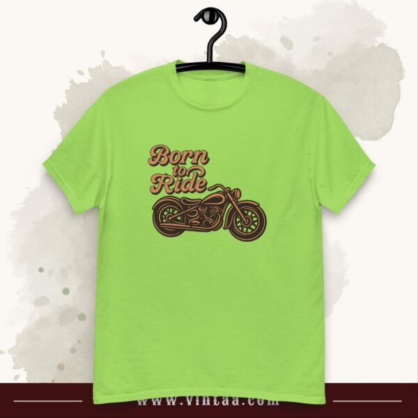 Born to Ride – Vintage Motorcycle Tee - Image 7