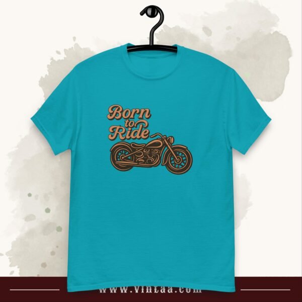 Born to Ride – Vintage Motorcycle Tee - Image 9